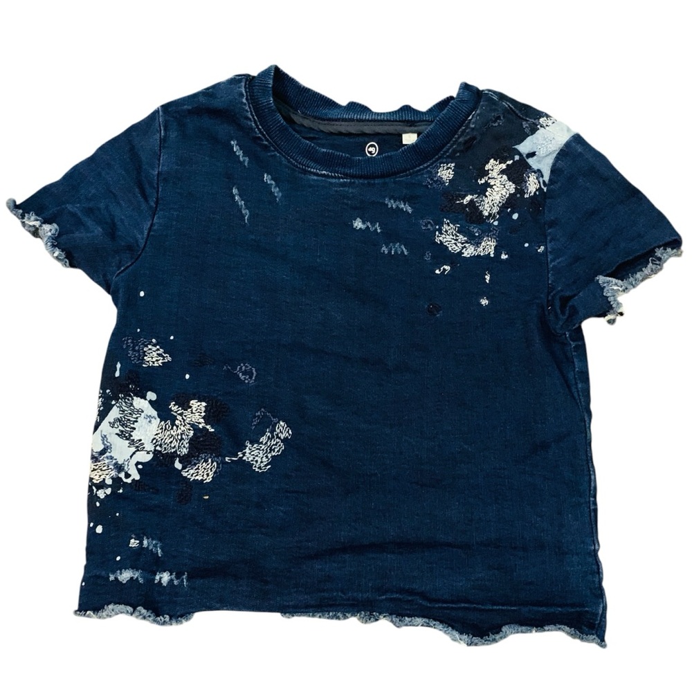 AG Kids denim distressed top S